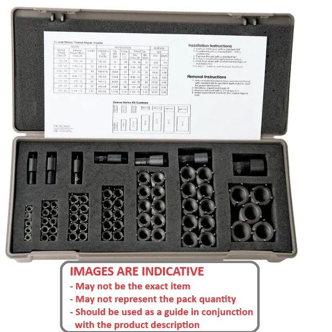 1035806 | AST-KLI-METRIC (Each) --- Assortments Thread Repair - Metric - M5x0.8 - Qty 8 - Keylocking