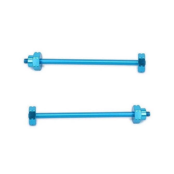 1229675 | AXLE-10-BL (Each) --- Accessories Hobby - Axle Blue - 1/10 Scale Car and Buggy
