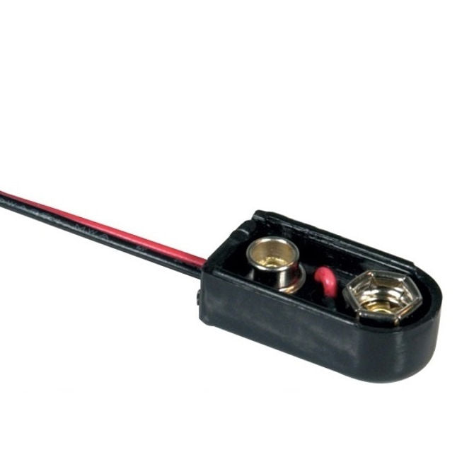 1000094 | BAT-HOL-9V-SCQ (PK-2) --- Holders Battery Accessories - 9V Snap On 9V Battery - - - Plastic