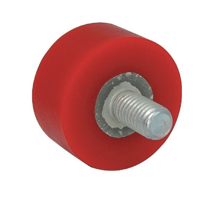 1151318 | RR-1503RS (Each) --- Cylindrical Male Thread Bumpers - 38.1x38.1 mm - 5/16-18 UNC - 7.94mm - Standard - Polyurethane Bumper