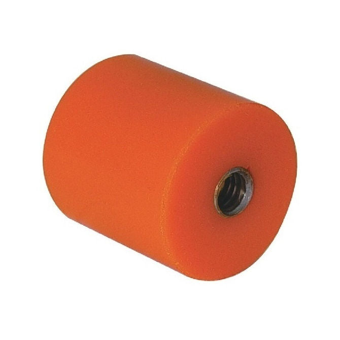 1163380 | AU-813RS (PK-4) --- Cylindrical Female Thread Bumpers - 50.8x31.75 mm - 3/8-16 UNC - 9.53mm - - Polyurethane Bumper