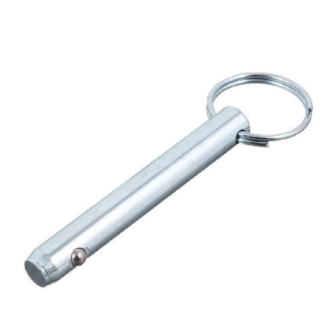 1121293 | BLP-191-1016-K1-C (Each) --- Ball Lock Pins - 19.05x101.6 mm - Carbon Steel Keyring Style Pin