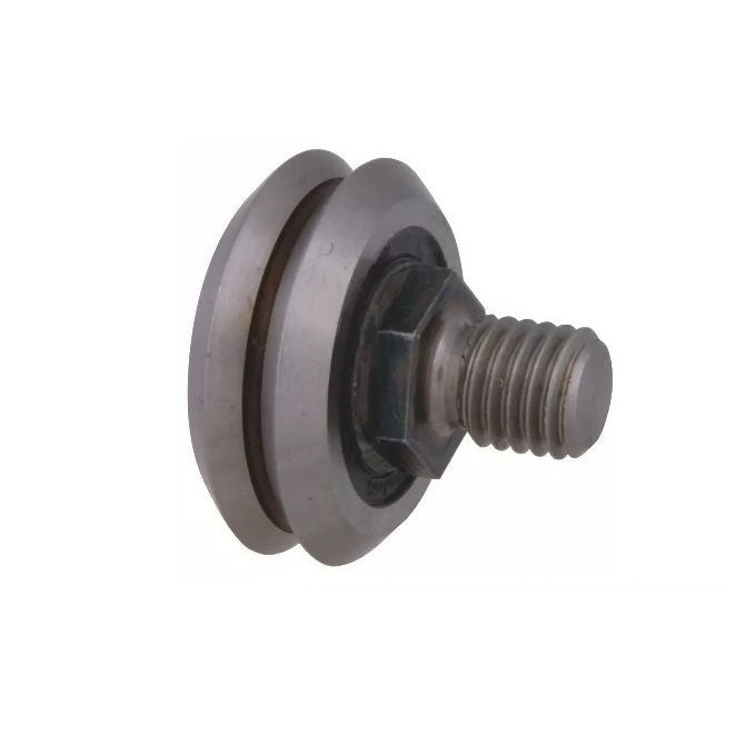 1000037 | DVWS0-2RS (Each) --- Studded Guide Wheels Dual Vee - Size Reference 0 - 14.8x6.35 mm - Chrome Steel SAE 52100 with Seals Guide Wheel