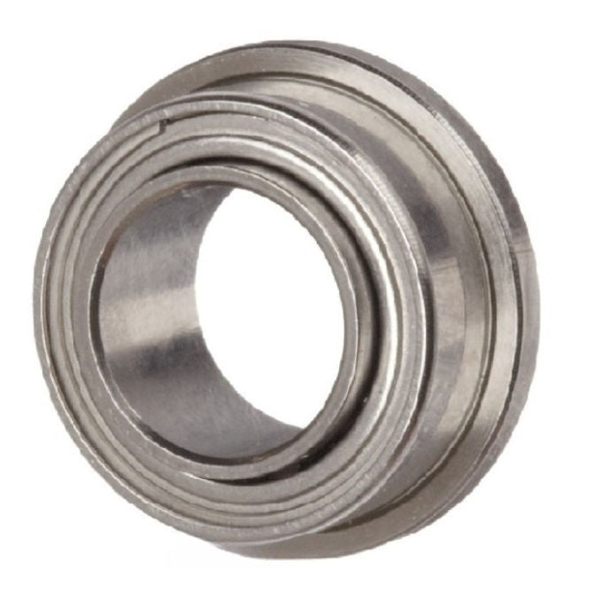 1057576 | SFWR156A-ZZS-MC34-U3-AF12 (Each) --- Single Row Ball Bearings - 4.763x7.938x3.175 mm / 3.969 mm Flanged - Stainless Steel AISI 440C Bearing