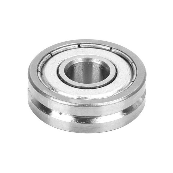 1053155 | V624-ZZ-02-120-ECO (Each) --- Grooved OD Bearings - 4x13x5 mm Vee Groove - Chrome Steel Bearing
