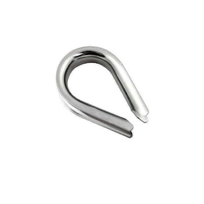 1083611 | TH-034 (PK-250) --- Thimbles Cable Attachments - 2.38 - 3.18 25.4x8.611 mm - Stainless Steel Attachment