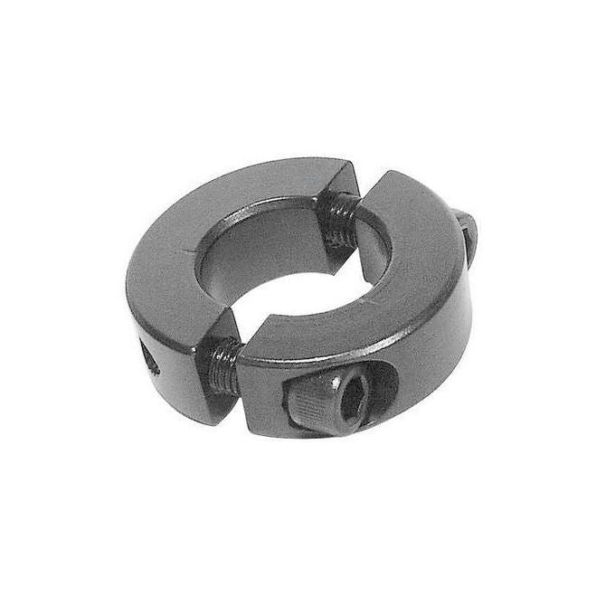 1098461 | COL-01200-028-11-2C-CS (Each) --- Shaft Collars - 12x28x11 mm Clamp Type - Steel, Black Oxide Coated Collar