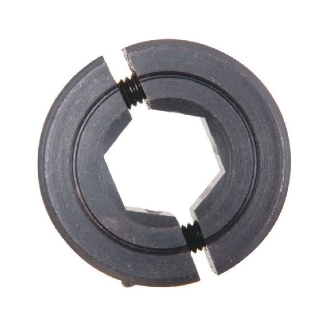 1111887 | COH-01588-038-10-2P-CS (Each) --- Hex Bore Collars - 15.875x38.1x10.3 mm Two Piece - Steel - Mild Collar