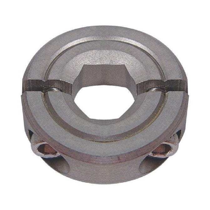 1111888 | COH-01588-038-10-2P-S3 (Each) --- Hex Bore Collars - 15.875x38.1x10.3 mm Two Piece - Stainless Steel 303/304 Similar to A2, 18-8 HRB80 Collar