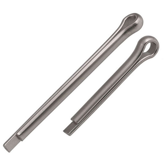 1002629 | PC008-0100-4 (PK-20) --- Split Pins - 0.8x10x0.7 mm - Stainless Steel 304 Similar to A2, 18-8 HRB80 Pin