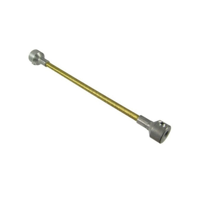 1070646 | CP-064-064-25-0203-FS (Each) --- Coupling Ends Flexible Shafts - 6.35x6.35x203.2 mm Open - Plated Steel with Vinyl Cover Shaft