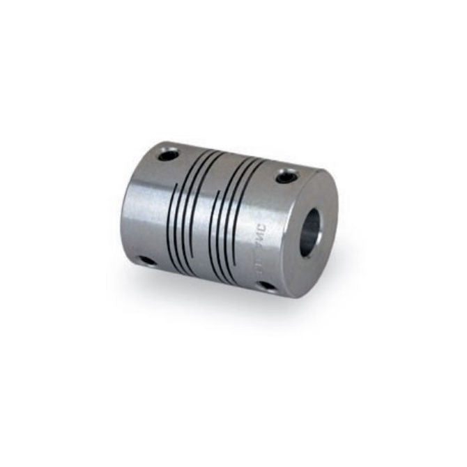 1038107 | CP-016-029-10-020-H-B6-AL-G (Each) --- Spiral 6 Beam Couplings - 1.6 Pilot Bore 2.9 9.52 mm Aluminium Set Screw Type - Aluminium Coupling