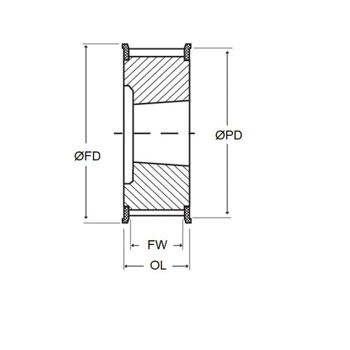 P-050G-060-250FF-CB-T1610Diagram