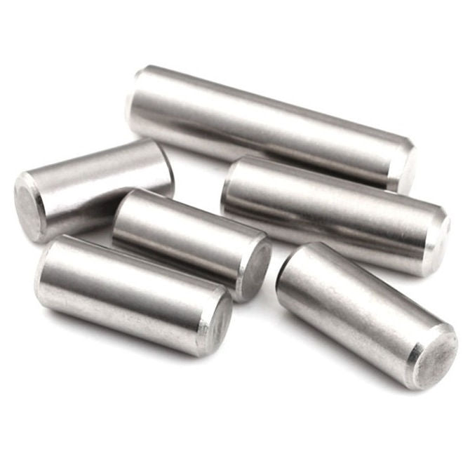 1091807 | DP100-024-303-2 (Each) --- Dowel Pins - 10x24 Standard - Stainless Steel 303/304 Similar to A2, 18-8 HRB80 Pin