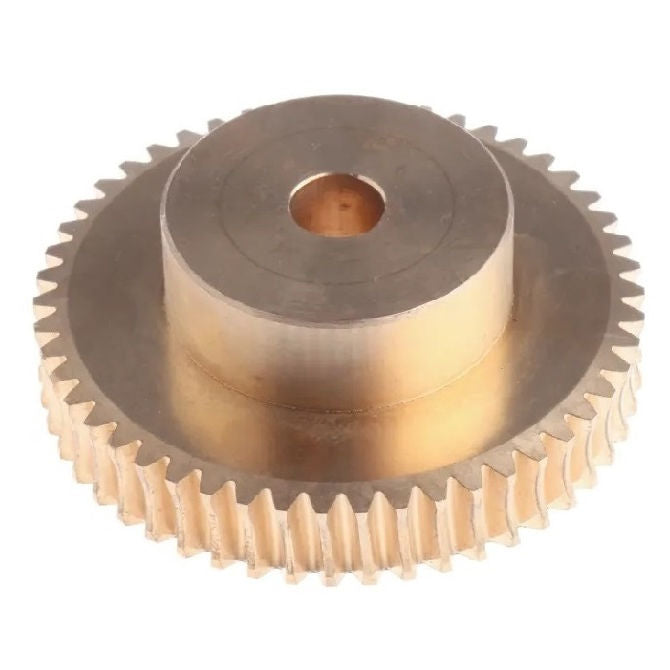 1037015 | WG1R-125-050-160-COP (Each) --- Worm Gears - Pitch Module 1.25 - 50 tooth - 3 Deg 25 Min Module 1.25 - Copper Alloy - CAC502 Gear