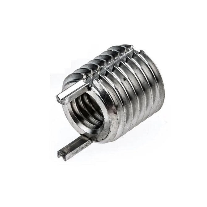 1089241 | KLI-100MF-140-14-SS (Each) --- Inserts Thread Repair - M10 Fine - 10x1.25mm - M14 x1.5 14 mm Keylocking - Stainless Steel Insert