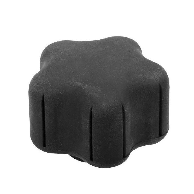 1073213 | KF064C-039-5LSFT (Each) --- Lobe Knobs - 1/4-20 UNC - 6.35mm - 38.61x12.7 mm Five Lobe - Plated Brass Knob