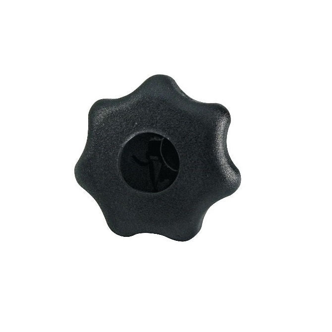 1082160 | KF080M-050-7L-ST (Each) --- Lobe Knobs - M8 - 8x1.25mm - 50x14 mm Seven Lobe - Steel Knob