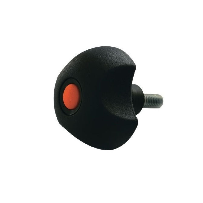 1068522 | KM060M-050-3L-SAF40 (Each) --- Lobe Knobs - M6 - 6x1mm - 50x40 mm Three Lobe - Plastic with Insert Knob