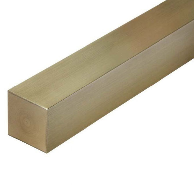 1046259 | 4R-0032-0300-BR (Each) --- Square Keysteel Lengths - 3.175x3.175x300 mm - Brass