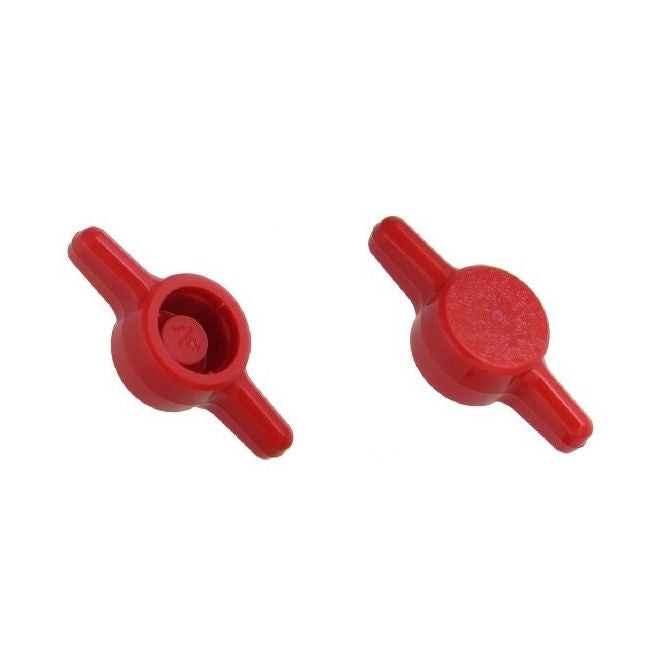 1078501 | KM079-038-TEE-R (PK-10) --- Thumb Knobs - 5/16 - 7.94mm - - Use Own Screw 38.1x10.3 mm For Cap Screws - Plastic Knob