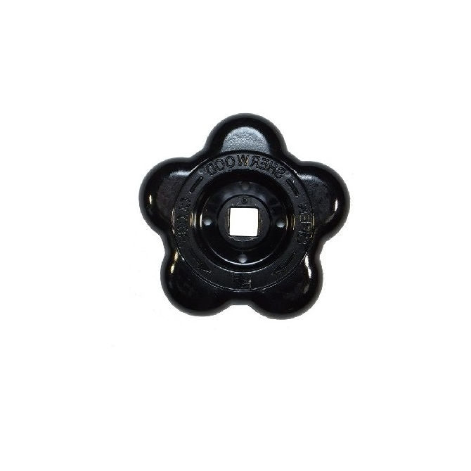 1074700 | KF065-050-HW (Each) --- Valve and Hand Wheels Knobs - 6.5 Square Hole 50x18 mm - Plastic Knob