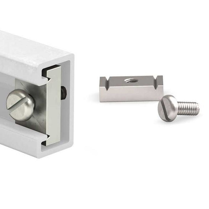 1235294 | PBC-210RS (Each) --- Crowned Roller Track System Linear - End Stop - - Order other components seperately