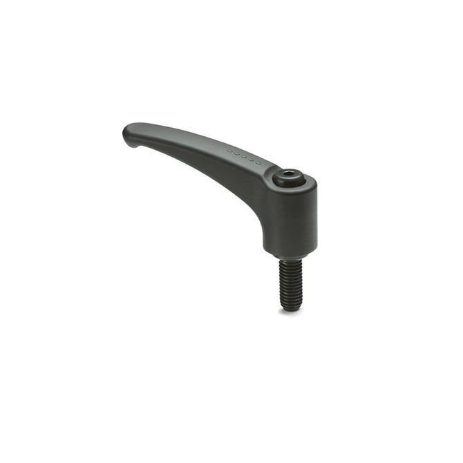 1082082 | KHD-250RS (Each) --- Adjustable Stud Handles - M8 - 8x1.25mm - 35 mm - Plastic with fibreglass reinforcement Handle