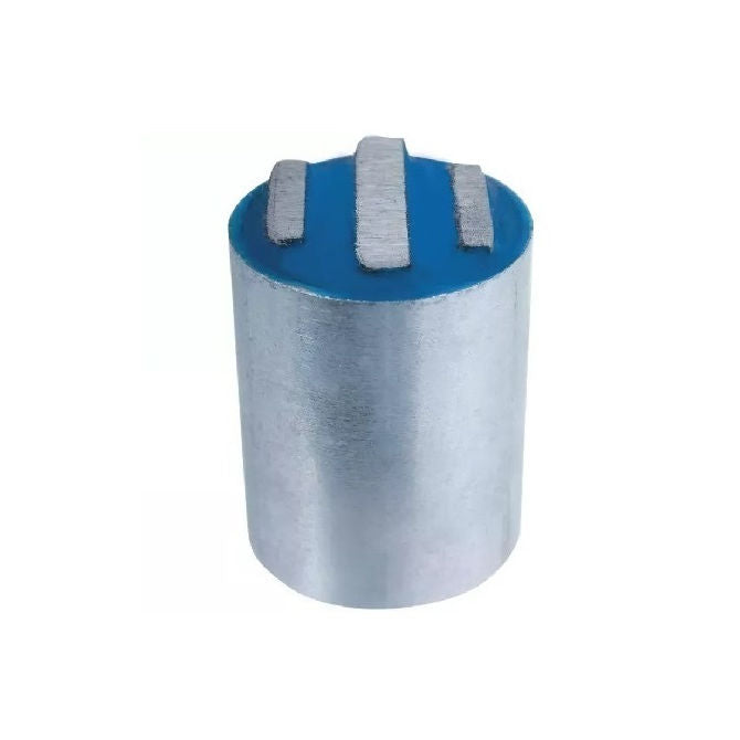 1136220 | MAG-D-25-038-C3T (Each) --- 3 Pole Magnets - 25.4x38.1 mm - 20.4 kg Ceramic Insulated Aluminium Tapped Blind Hole