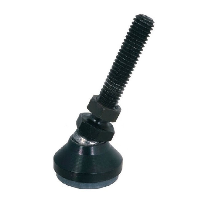 1135695 | MSM-254C-108-CBCRP (Each) --- Levelling Studded Mounts - 1-8 UNC - 25.4mm - 101.6x50.8 mm Swivel - Steel Mount