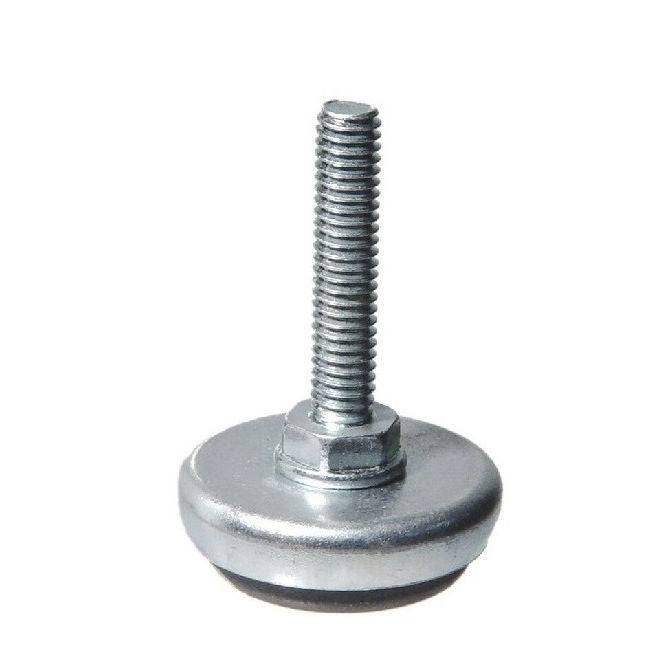 1102980 | MLM-127C-051-CNP-LD (Each) --- Levelling Studded Mounts - 1/2-13 UNC - 12.7mm - 50.8x12.7 mm Light Duty - Zinc Plated Steel Mount