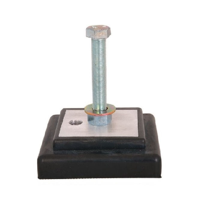 1203443 | MLM-4540-152-MC (PK-4) --- Levelling Studded Machine Mounts - 152.4 x 152.4 30.2 mm - 80 - Aluminium - Steel - Elastomer Duro 80 Mount