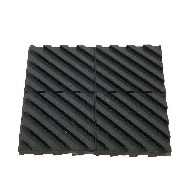 1225720 | MNP-609-R (Each) --- Neoprene Pads Mounts - 609.6 x 609.6 mm 1.0 - 25.0 psi 7.938 mm Ribbed Pattern - Neoprene Rubber Mount