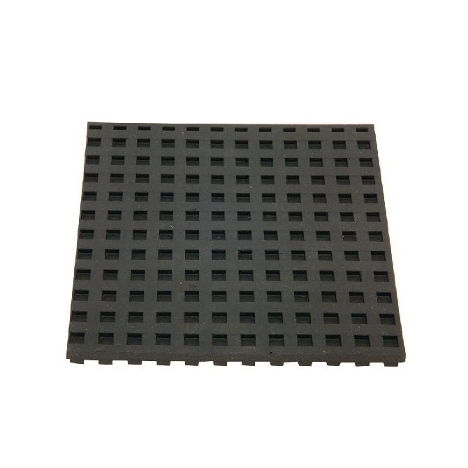1223135 | MNP-050-457-W (Each) --- Neoprene Pads Mounts - 457.2 x 457.2 mm 50.0 - 200.0 psi 12.7 mm Waffle Pattern - Neoprene Rubber Mount