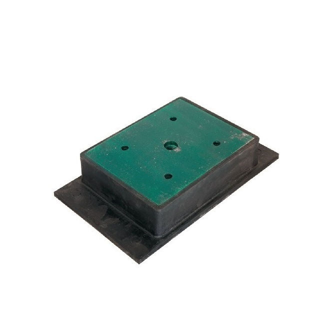 1228106 | MR4-6804 (Each) --- Rectangular 4 Bolt Mounts - 6803.9 Kg - 263.53x180.98 mm - Steel and Neoprene Mount