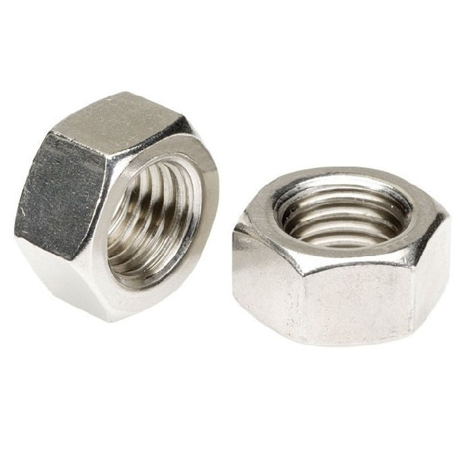 1065032 | NT060M-HX-AL (PK-25) --- Hexagonal Nuts - M6 - 6x1mm - 5x10 mm Full - Aluminium Nut