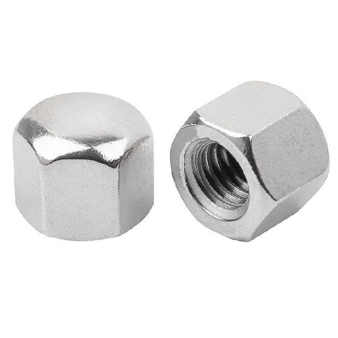 1069050 | NT060M-CP-S4 (PK-8) --- Cap Nuts - M6 - 6x1mm - 304 Stainless - 8.64 - 9.0 Nut