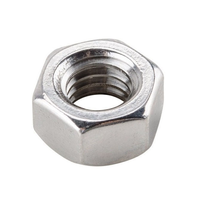 1057481 | NT048C-HX-S6 (PK-10) --- Hexagonal Nuts - 10-24 UNC - 4.76mm - 6.35x9.3 mm Full - Stainless Steel 316 Similar to A4, 18-10 Nut