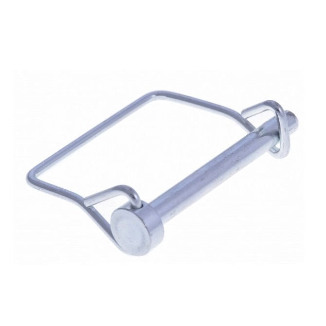 1073156 | LYP-Q1-064-064-CZ (PK-4) --- Wire Lock Lynch Pins - 6.35x63.5x3 mm Single Wire - Carbon Steel Spring Wire Zinc Plated Pin