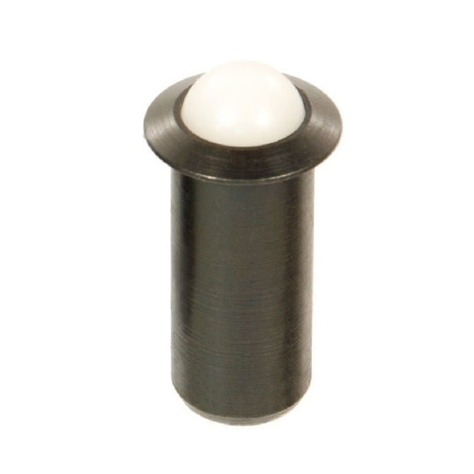 1047834 | PLBP-032-064-CN-011 (Each) --- Ball Push Fit Plungers - 3.18x6.4 mm - 3.3 N Steel Body - Nylon Polyamide 6/6 Plunger