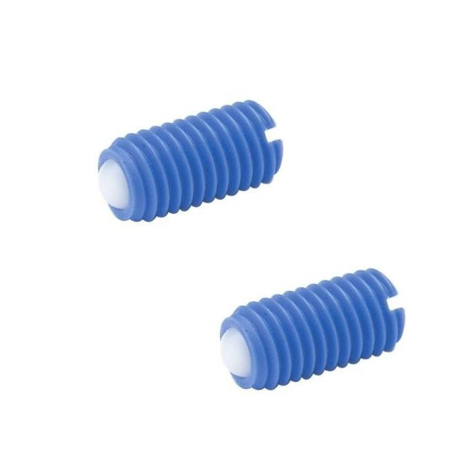 1086299 | PLBT-095C-159-AN-020 (Each) --- Ball Threaded Plungers - 3/8-16 UNC - 9.53mm - 15.9 mm - 8.9 N Acetal Body - Acetal with Nylon Ball Plunger