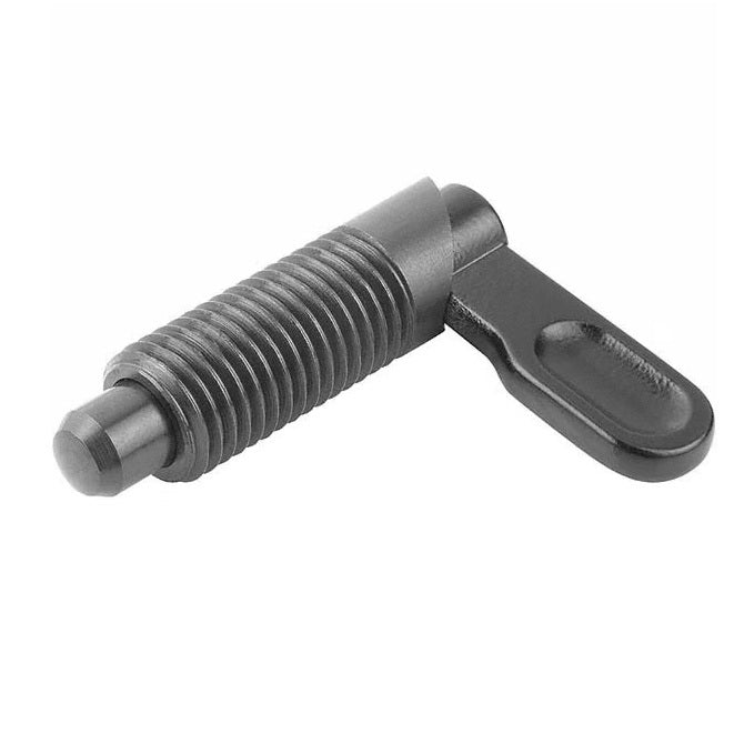 1111869 | PLIT-080-158F-16-G-C (Each) --- Indexing Plungers - 5/8-18 UNF - 15.88mm - 25 mm - 0.8 N Grip - Steel Plunger