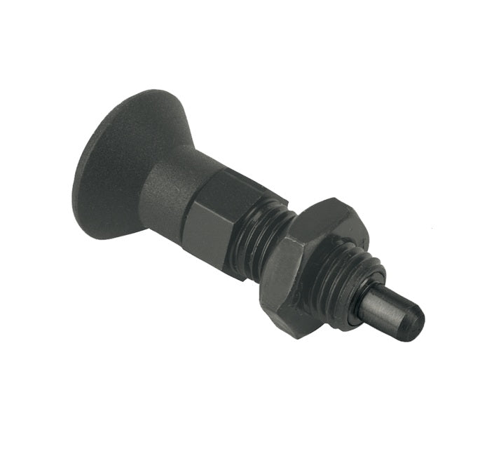 1115349 | PLIT-080-160-150-68-KPN-C (Each) --- Indexing Pull Knob Plungers - M16 Extra Fine - 16x1.5mm - 68 mm - 6.8 N - Steel Plunger
