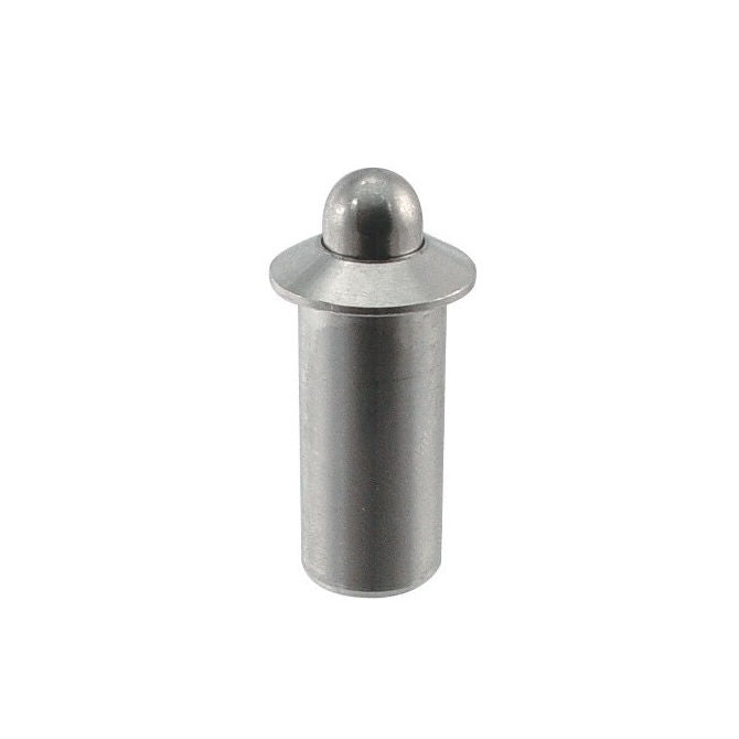 1052627 | PLSP-040-100-S3-002 (Each) --- Spring Push Fit Plungers - 4x10 mm - 0.6 N - Stainless Steel 303/304 Similar to A2, 18-8 HRB80 Plunger