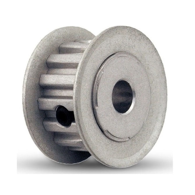 1130025 | P-XL-024-095FF-AL-GN-080 (Each) --- Inch Timing Pulleys - 24 tooth - 9.5x8 mm 5.080mm Pitch XL - Aluminium Pulley