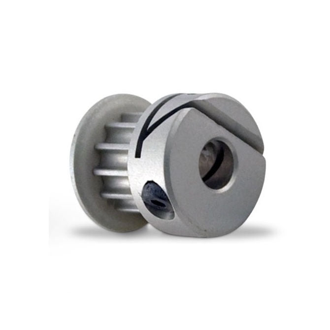 1096509 | P-MXL-012-064FH-AL-E-032 (Each) --- Inch Timing Pulleys - 12 tooth - 6.4x3.175 mm 2.032mm Pitch MXL - Aluminium Pulley