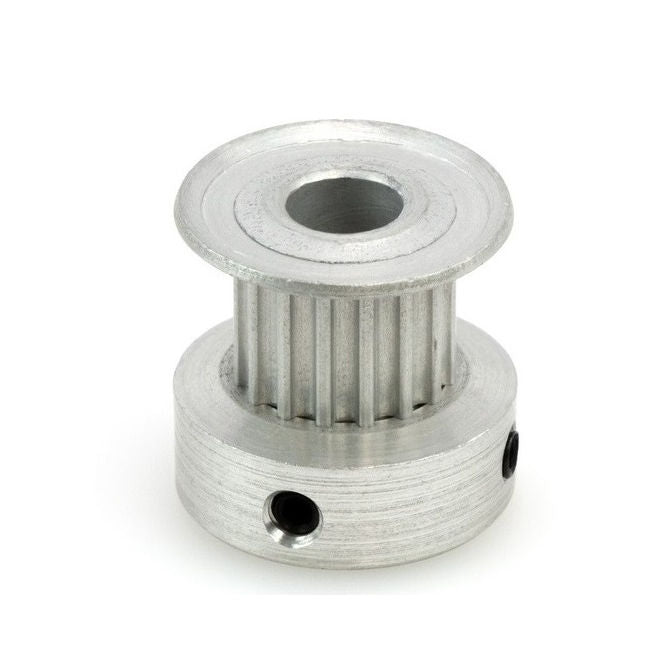 1117901 | P-MXL-018-064FH-AL-G-064 (Each) --- Inch Timing Pulleys - 18 tooth - 6.4x6.35 mm 2.032mm Pitch MXL - Aluminium Pulley