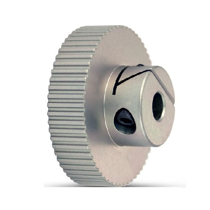 1176204 | P-020G-072-060P-AL-E-064 (Each) --- Metric Timing Pulleys - 72 tooth - 6x6.35 mm 2mm Pitch - Aluminium Pulley