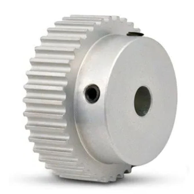 1145489 | P-050H-028-090P-AL-G-064 (Each) --- Metric Timing Pulleys - 28 tooth - 9x6.35 mm 5mm Pitch - Aluminium Pulley