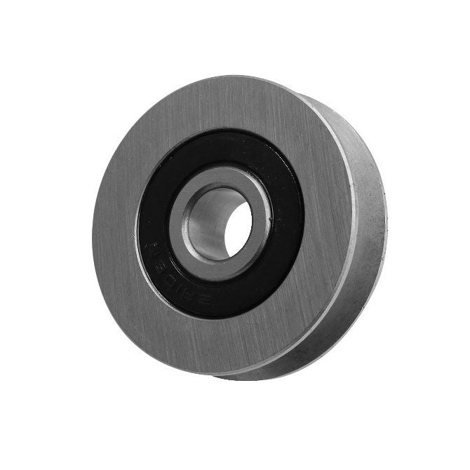 1036731 | PUI012-0127-032-ZB (PK-25) --- U Groove Idler Pulleys - 1.19x12.7x3.175 mm Single Row - Steel Pulley